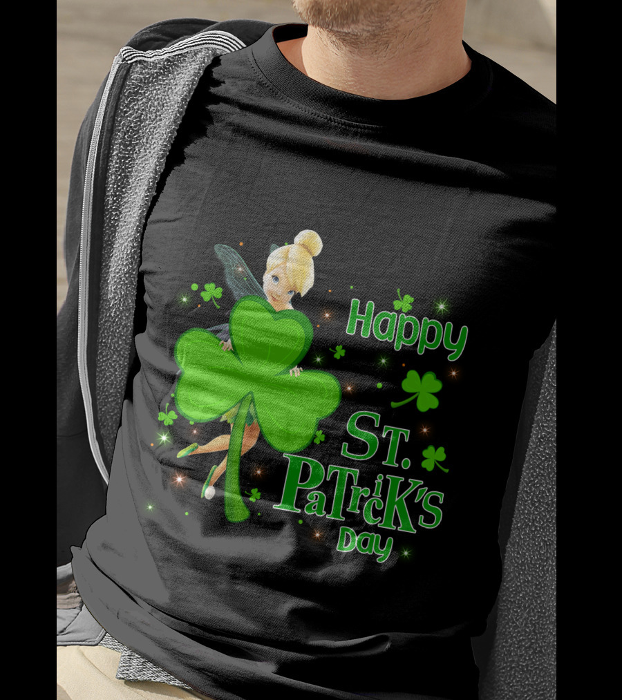 Tinkerbell Happy St. Patrick's Day T-Shirt
