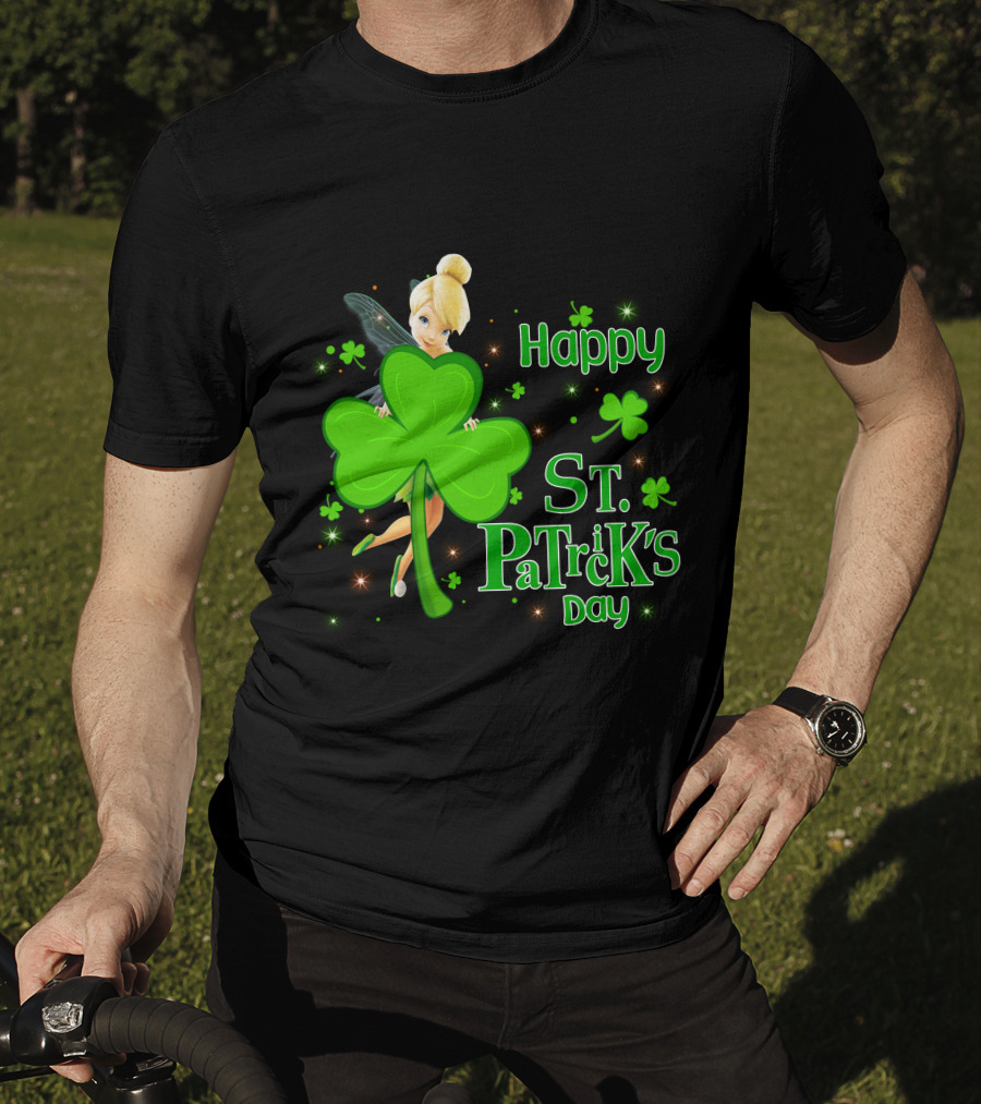Tinkerbell Happy St. Patrick's Day T-Shirt