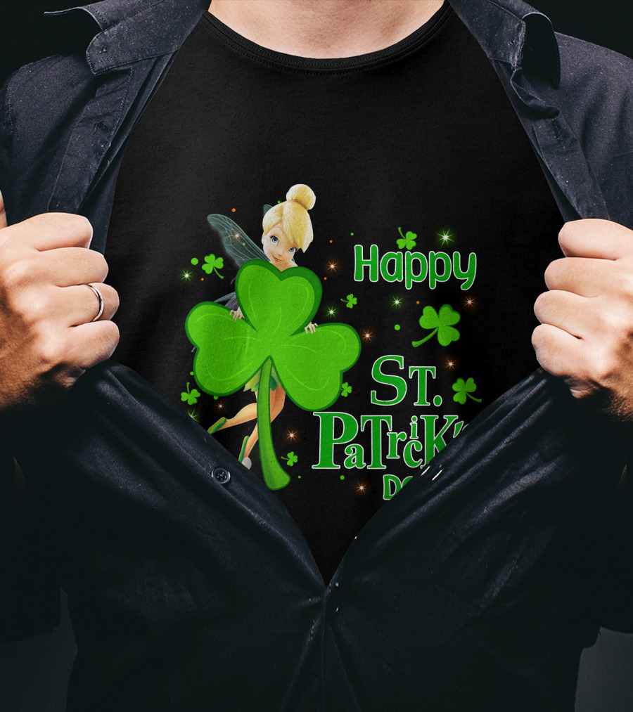 Tinkerbell Happy St. Patrick's Day T-Shirt