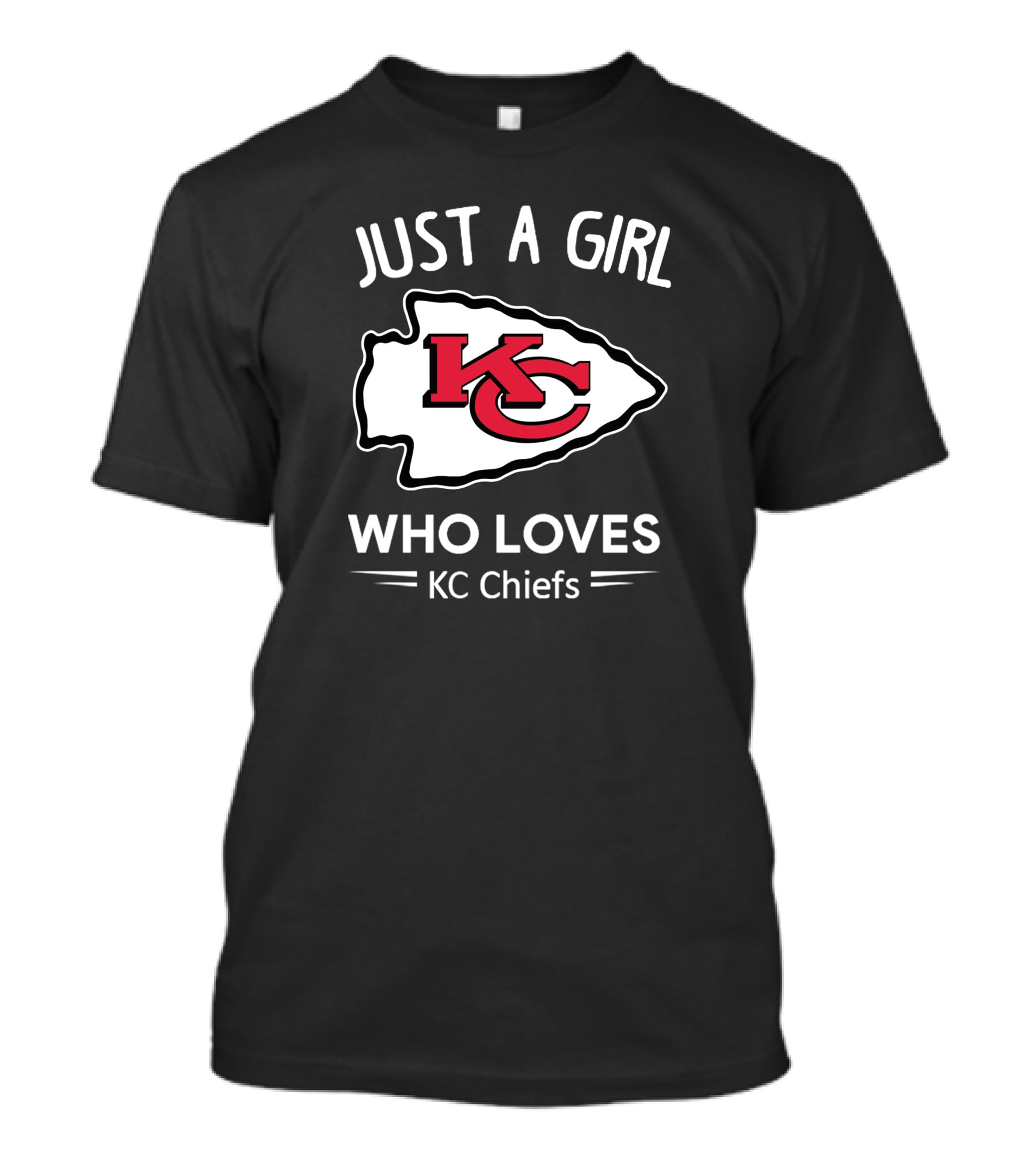 Just A Girl Who Loves KC Chiefs T-Shirt