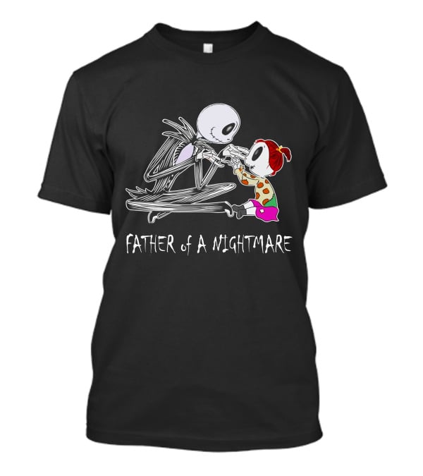 Father Of A Nightmare Skeleton And Child Interaction T-Shirt