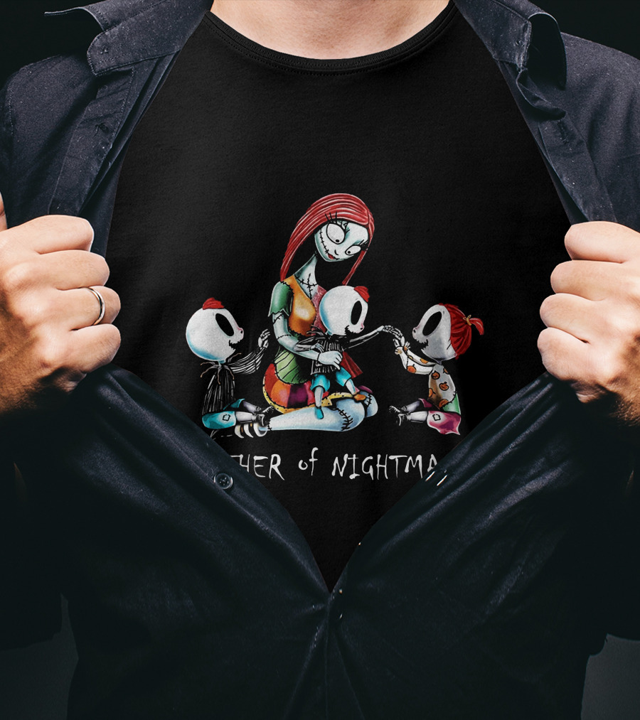 Mother Of Nightmares With Two Boys And One Girl T-Shirt