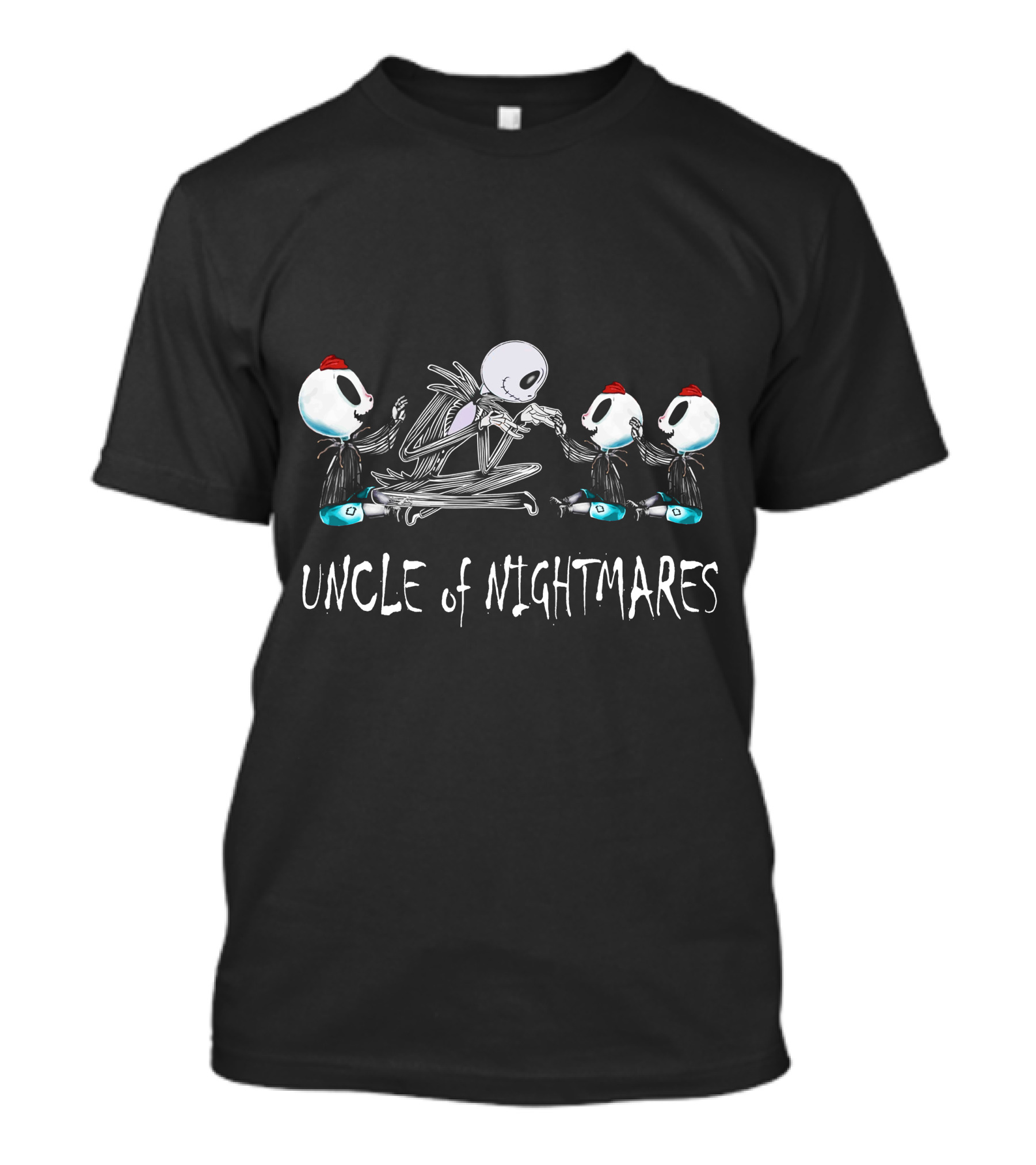 Uncle Of Nightmares 3 Boys Skeleton Dance Scene T-Shirt