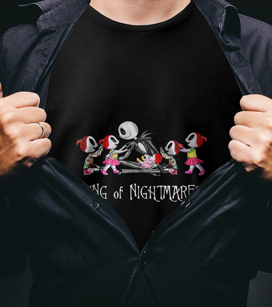 King Of Nightmares With 5 Girls Twisted Fantasy T-Shirt