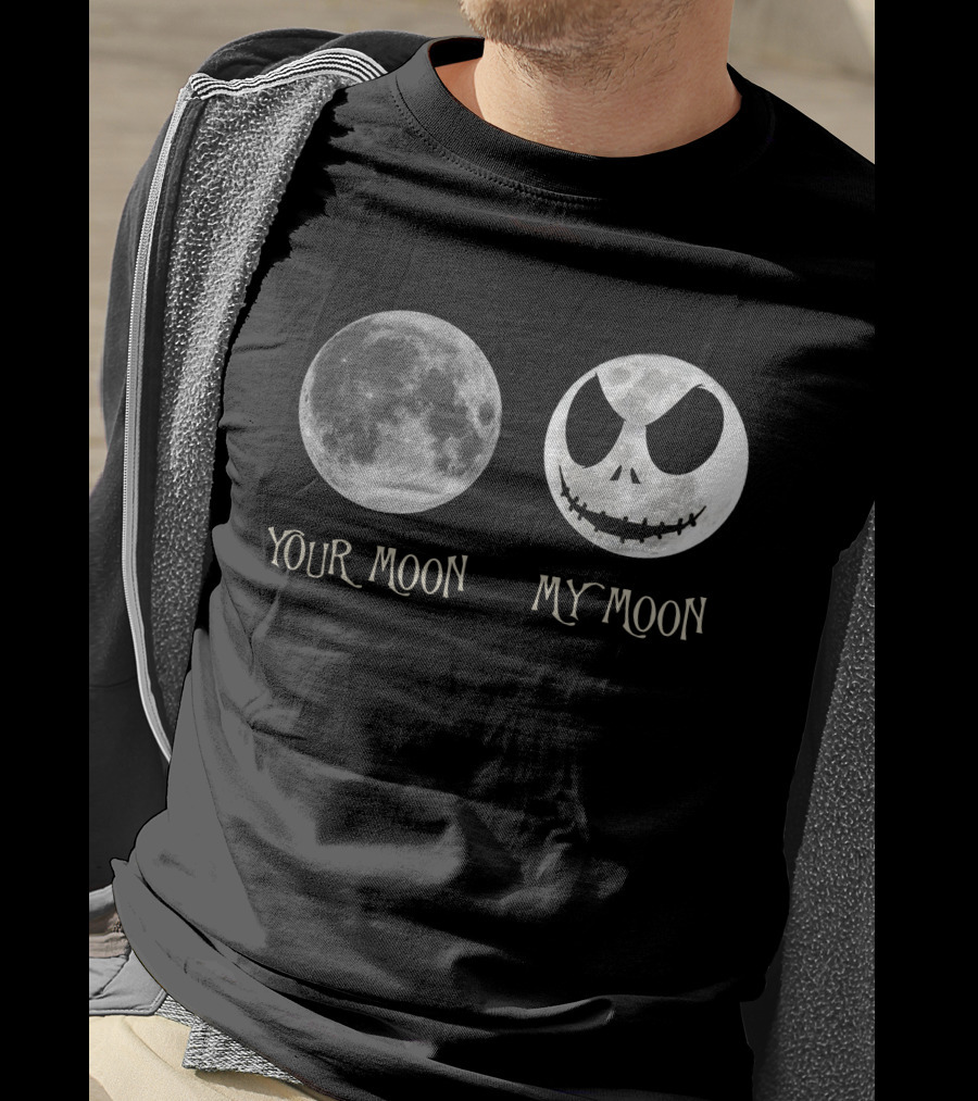 Your Moon My Moon Nightmare Before Christmas Jack Skellington T-Shirt
