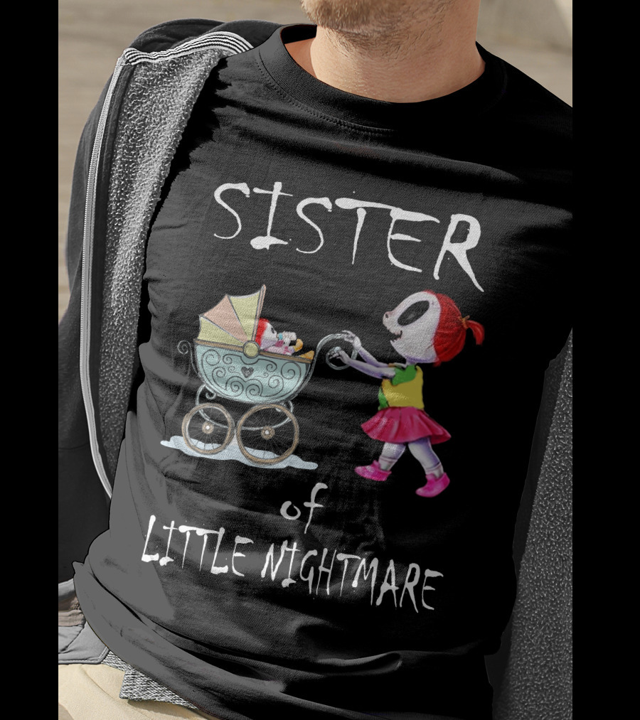 Sister Of Little Nightmare Skeleton Doll With Pram T-Shirt