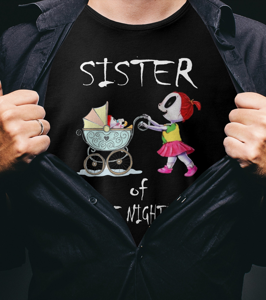 Sister Of Little Nightmare Skeleton Doll With Pram T-Shirt