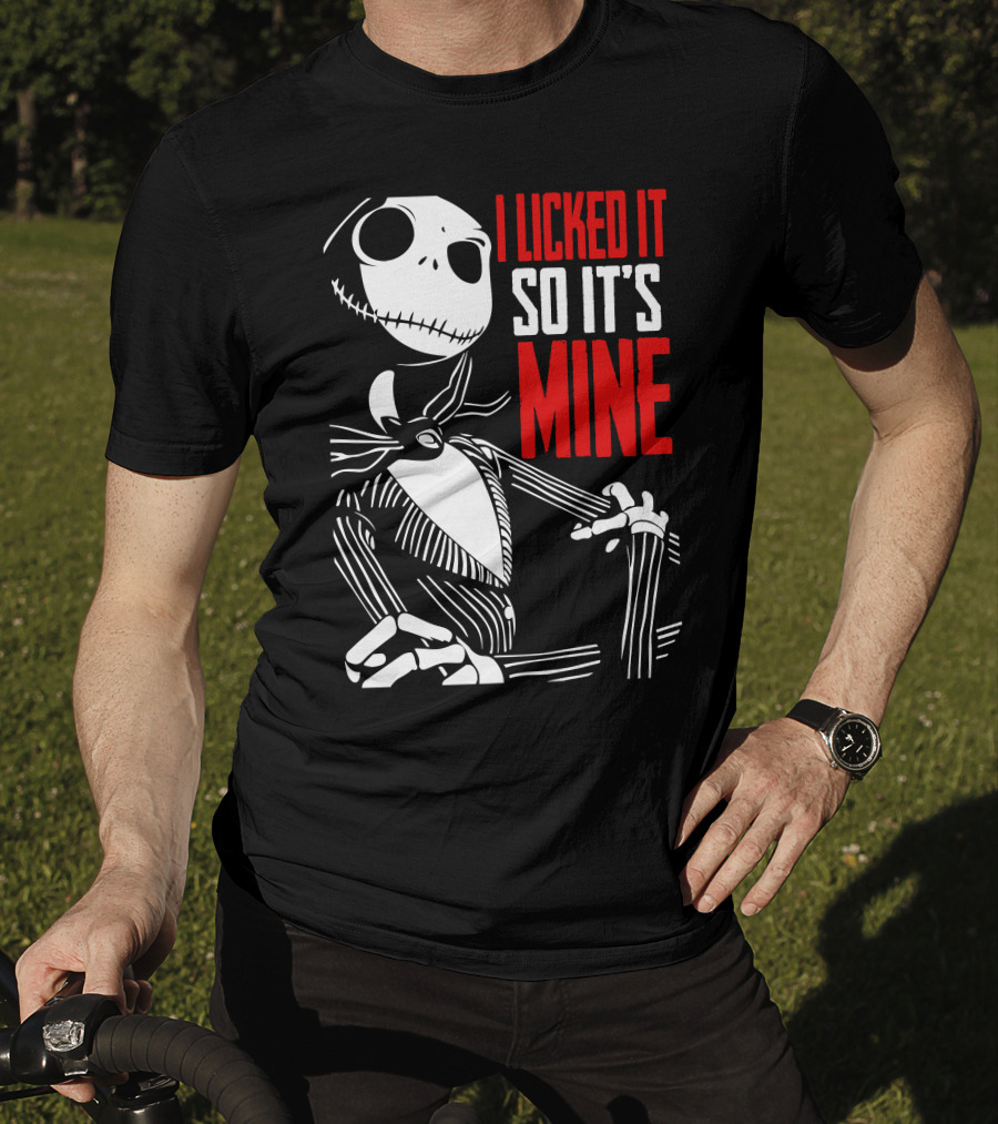 I Licked It So It's Mine Nightmare Large Character T-Shirt