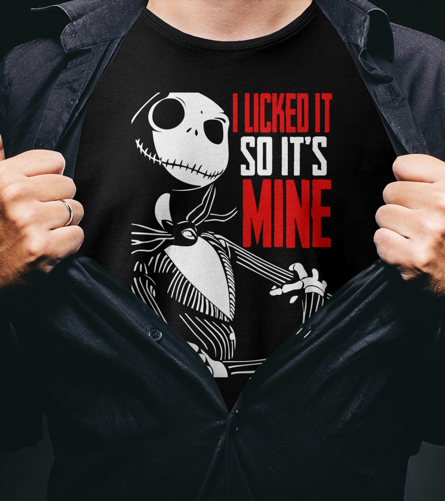 I Licked It So It's Mine Nightmare Large Character T-Shirt