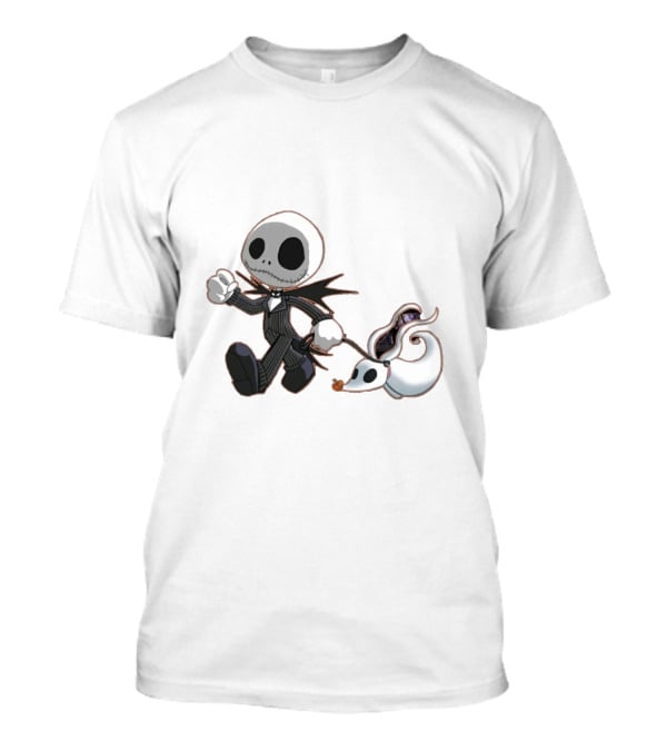 Jack Skellington And Zero Nightmare Before Christmas T-Shirt