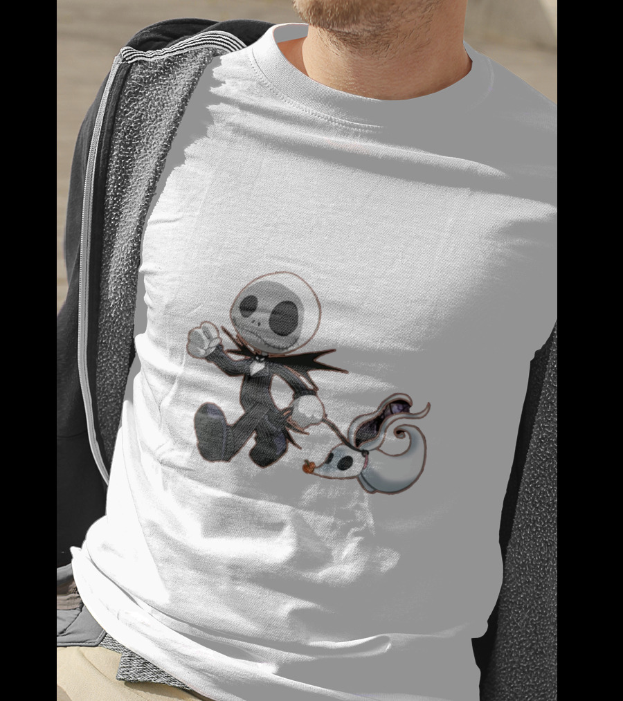 Jack Skellington And Zero Nightmare Before Christmas T-Shirt