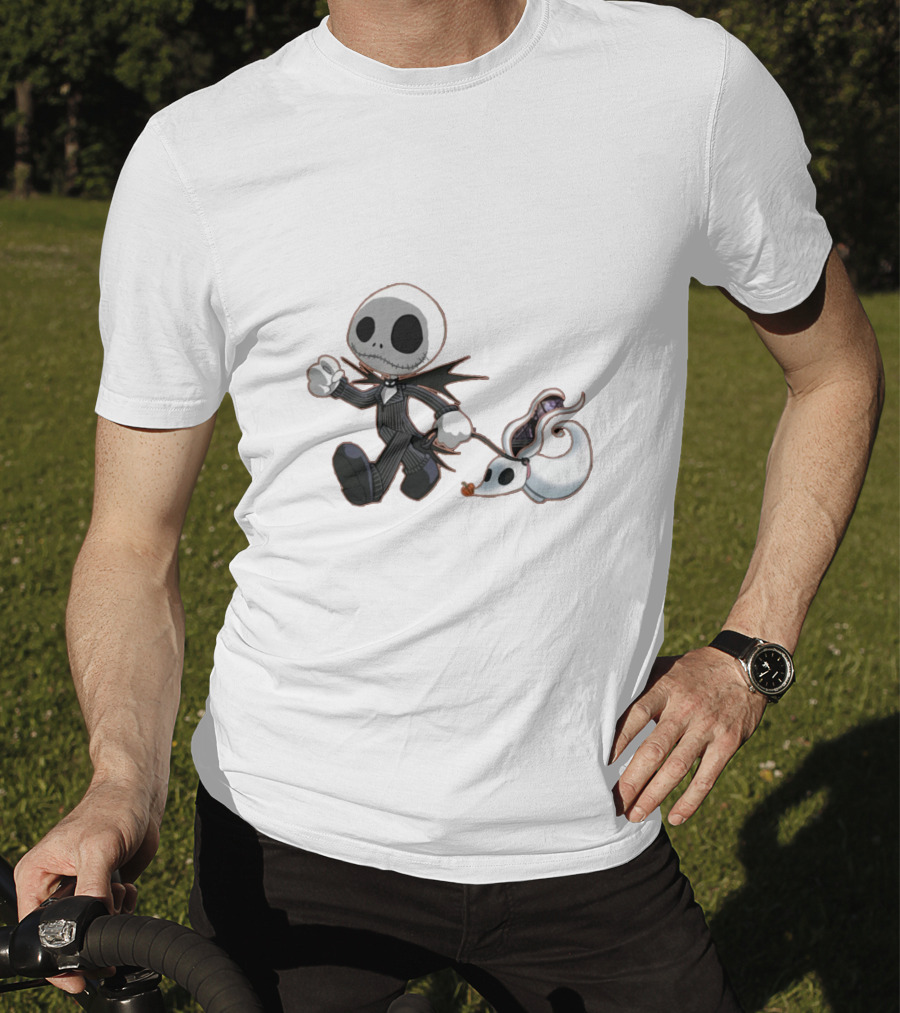 Jack Skellington And Zero Nightmare Before Christmas T-Shirt