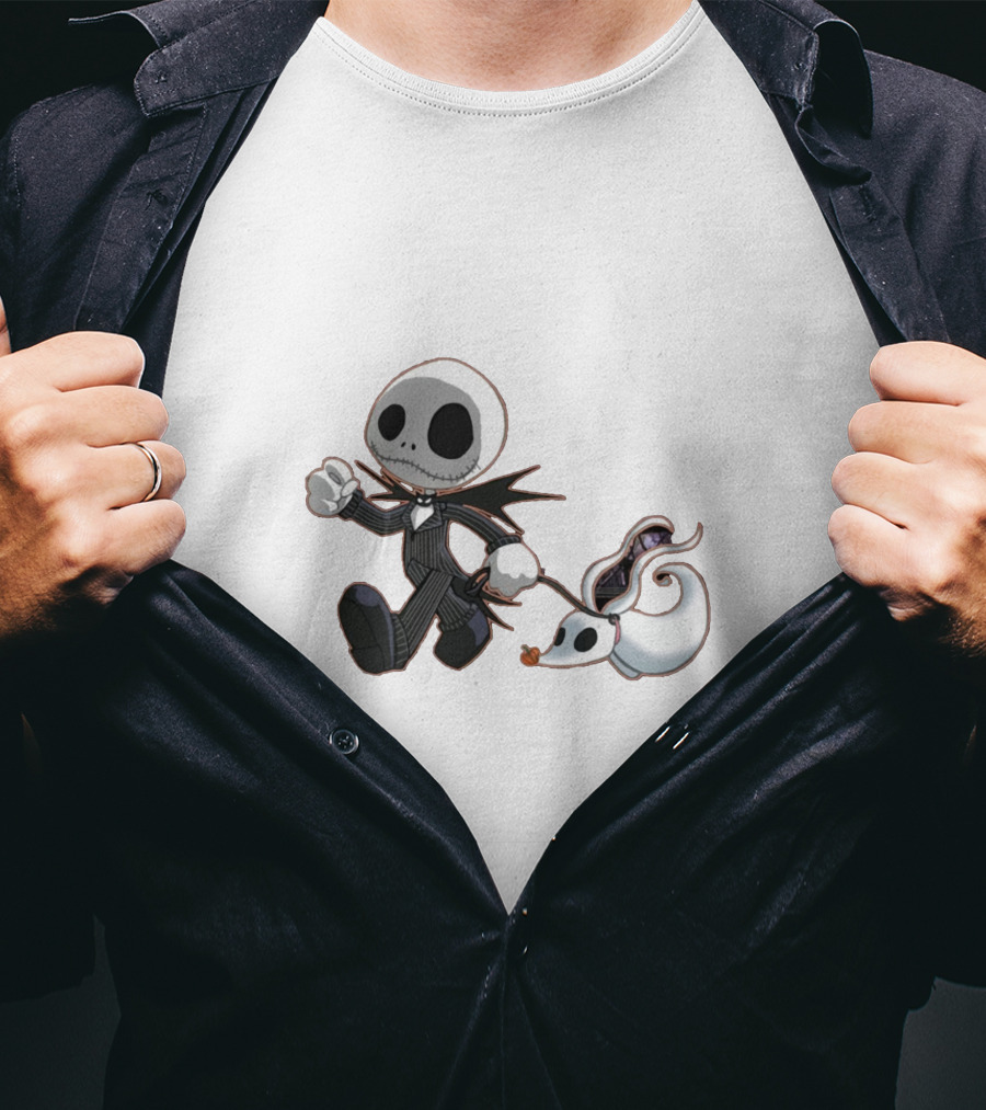 Jack Skellington And Zero Nightmare Before Christmas T-Shirt