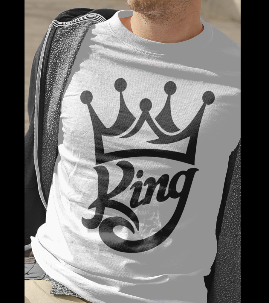 King Crown Iconic Typography T-Shirt