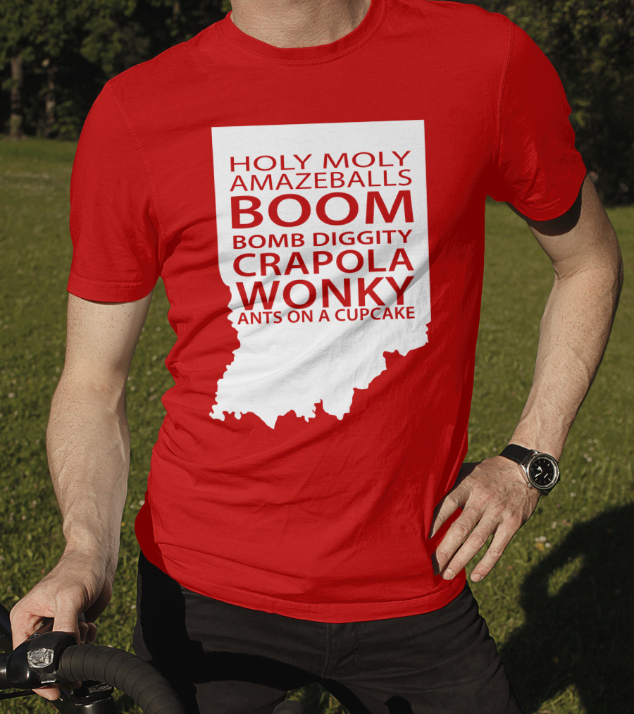 Holy Moly Amazeballs Boom Bomb Diggity Crapola Wonky Ants On A Cupcake T-Shirt