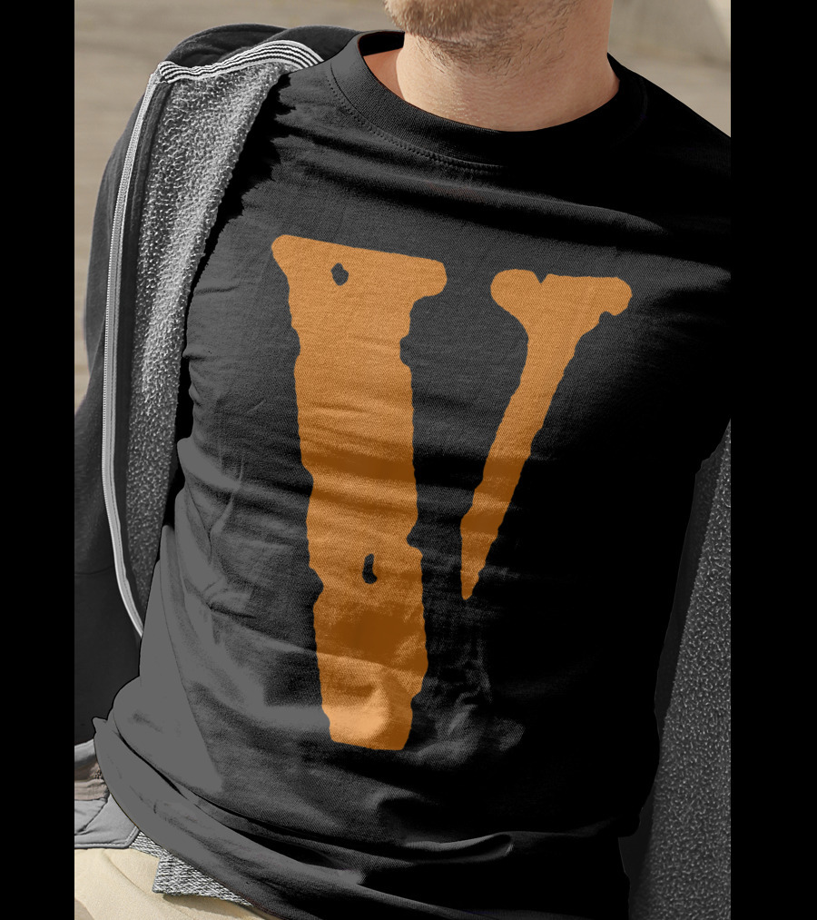 Orange V Icon V.LONE Branding T-Shirt