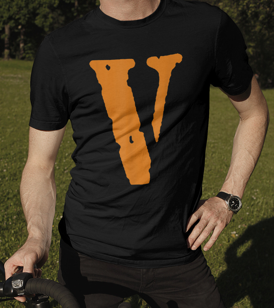 Orange V Icon V.LONE Branding T-Shirt