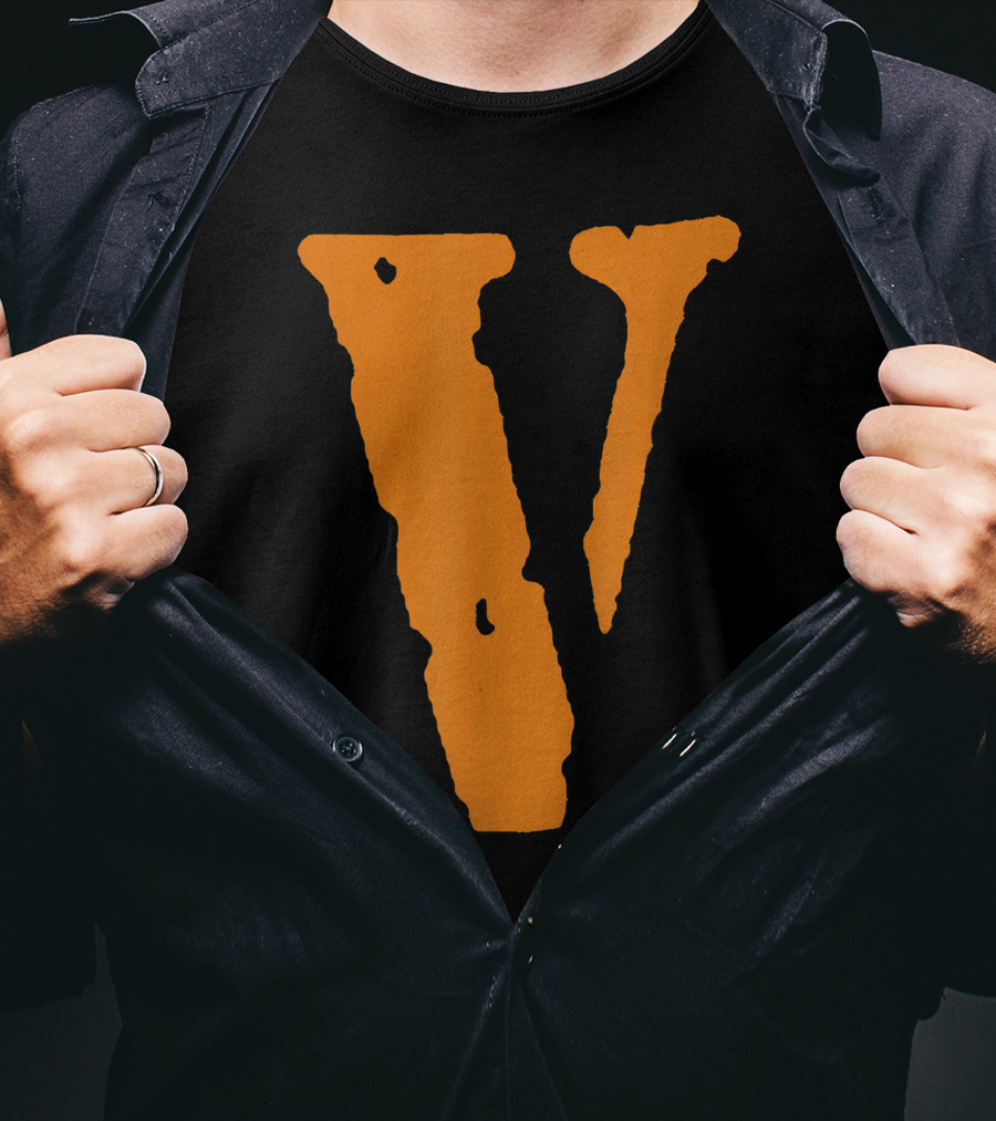 Orange V Icon V.LONE Branding T-Shirt