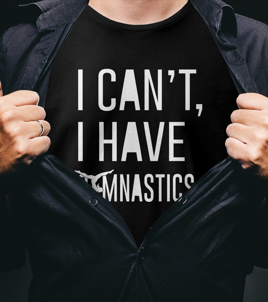 I Can't I Have Gymnastics Handstand Athlete Heart T-Shirt