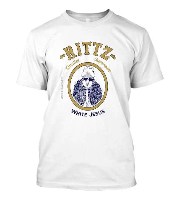 Rittz Qualite Superieure Made In Gwinnett White Jesus T-Shirt
