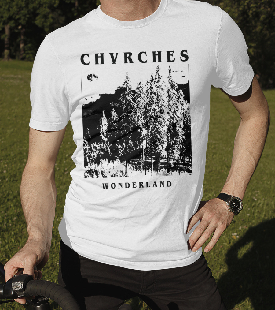 CHVRCHES Wonderland Winter Forest Scene T-Shirt