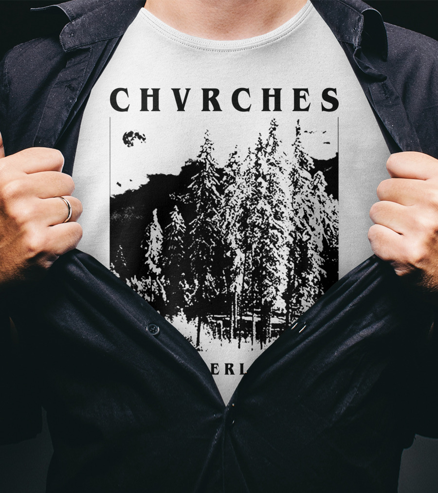 CHVRCHES Wonderland Winter Forest Scene T-Shirt