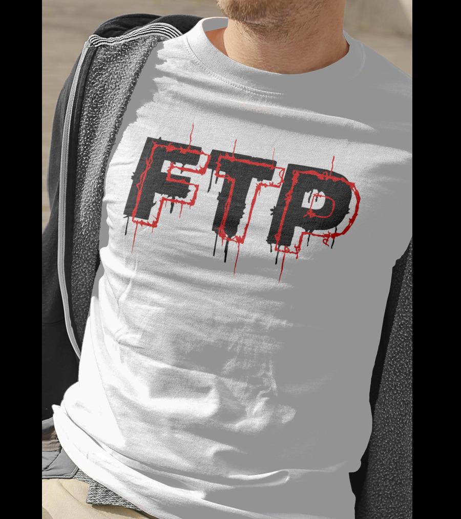FTP Dripping Text T-Shirt