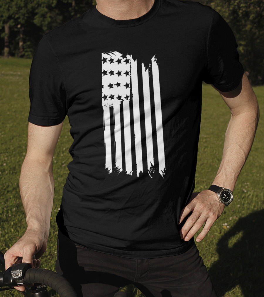 Pattymayo.tv Merch Distressed American Flag T-Shirt