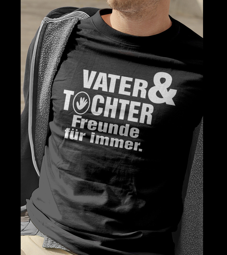 Vater Tochter Freunde Für Immer T-Shirt