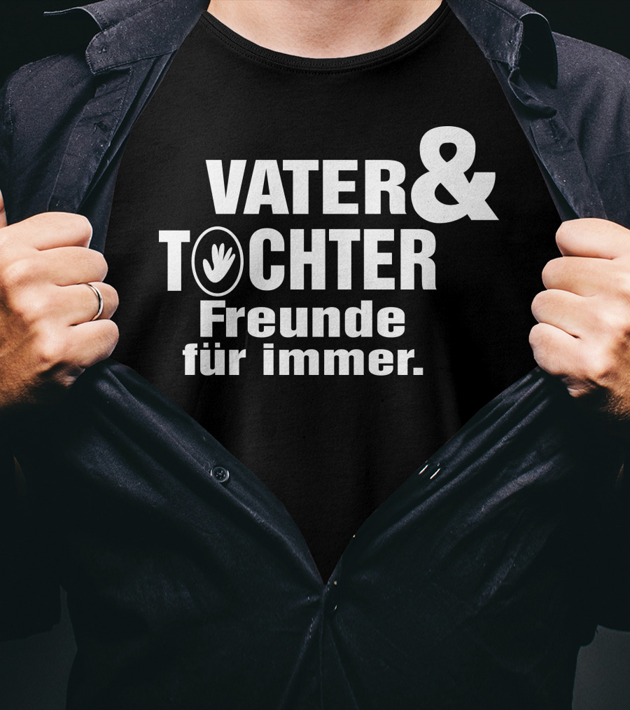 Vater Tochter Freunde Für Immer T-Shirt