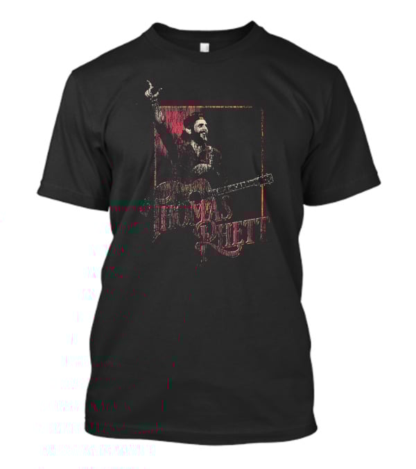 Thomas Rhett Holding Guitar With Raised Arm T-Shirt