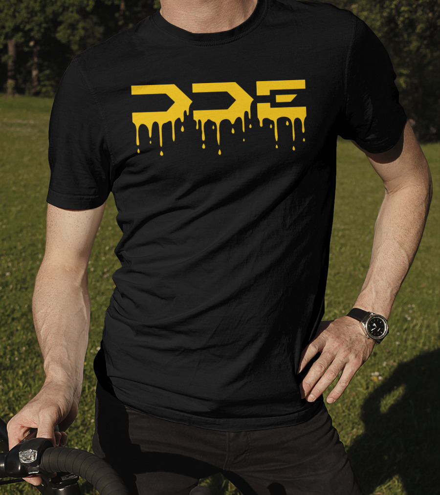 DDE Dripping Yellow Logo Merch T-Shirt