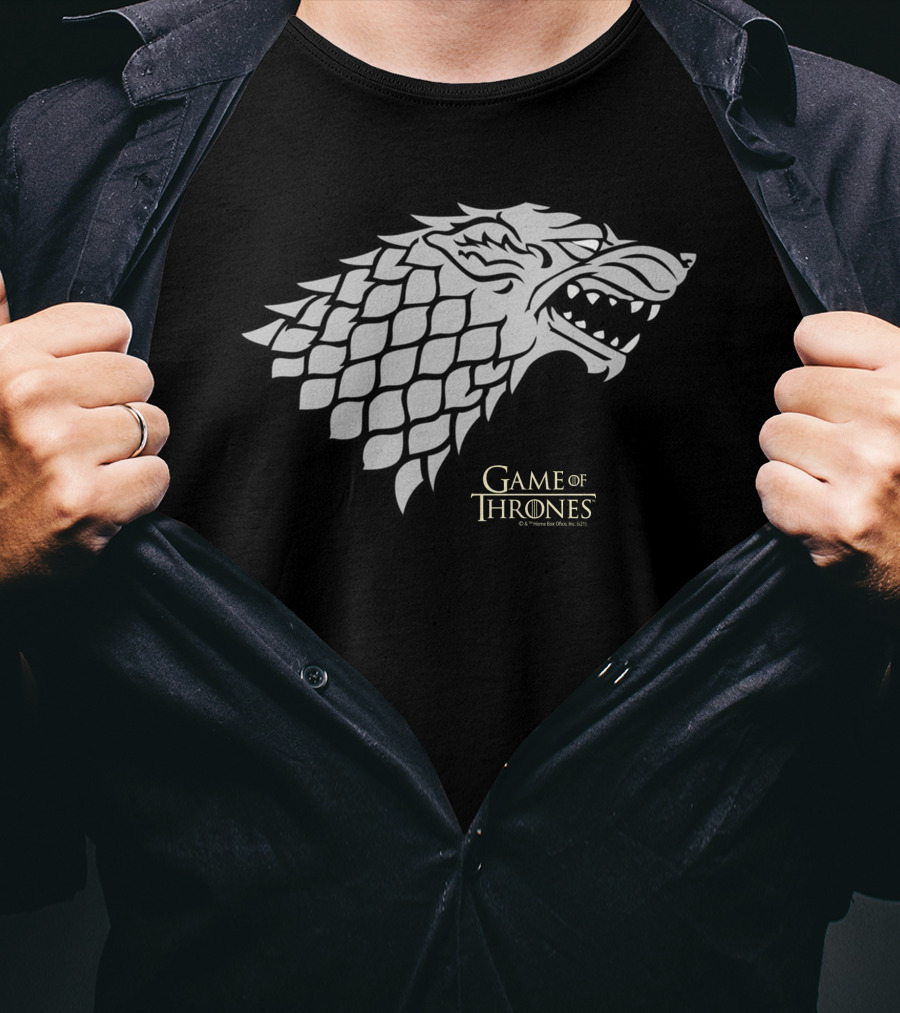 Game Of Thrones Direwolf Sigil Stark House HBO Merch T-Shirt