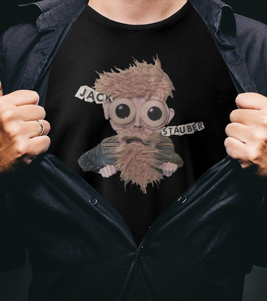 Jack Stauber Puppet Character Large Cartoon Eyes T-Shirt