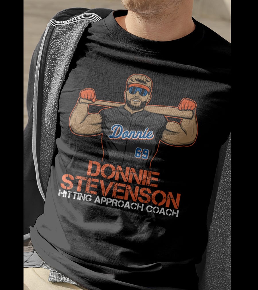 Donnie Stevenson Hitting Approach Coach 69 Jersey Player T-Shirt