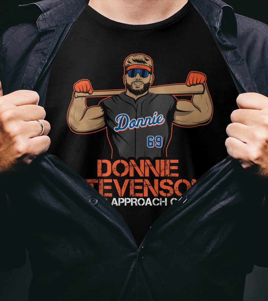 Donnie Stevenson Hitting Approach Coach 69 Jersey Player T-Shirt
