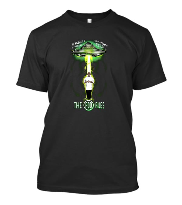 Warning UFO Abduction The Foo Files T-Shirt