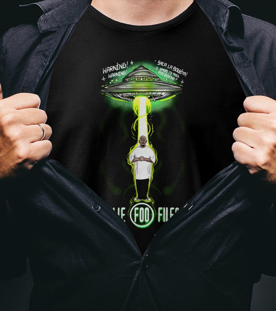 Warning UFO Abduction The Foo Files T-Shirt