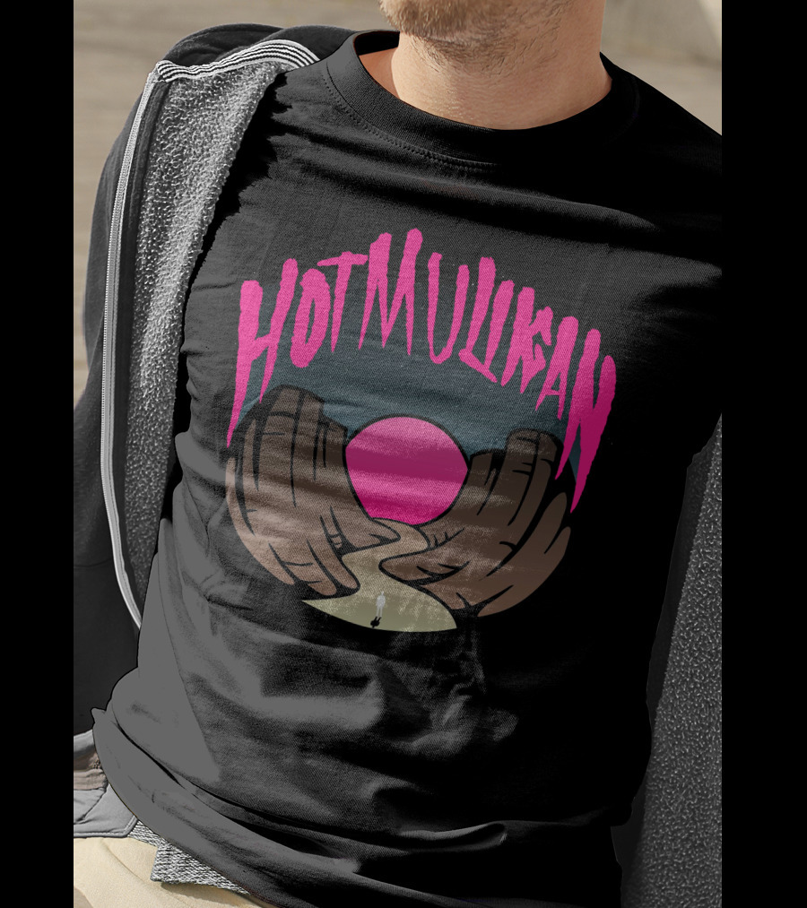 Hot Mulligan Pink Sunset Canyon Pathway T-Shirt