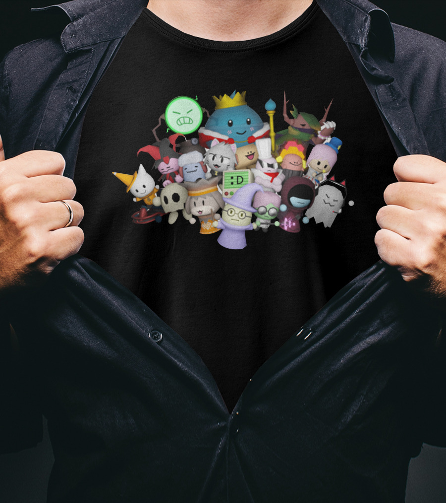 Tower Heroes Characters Merchandise T-Shirt