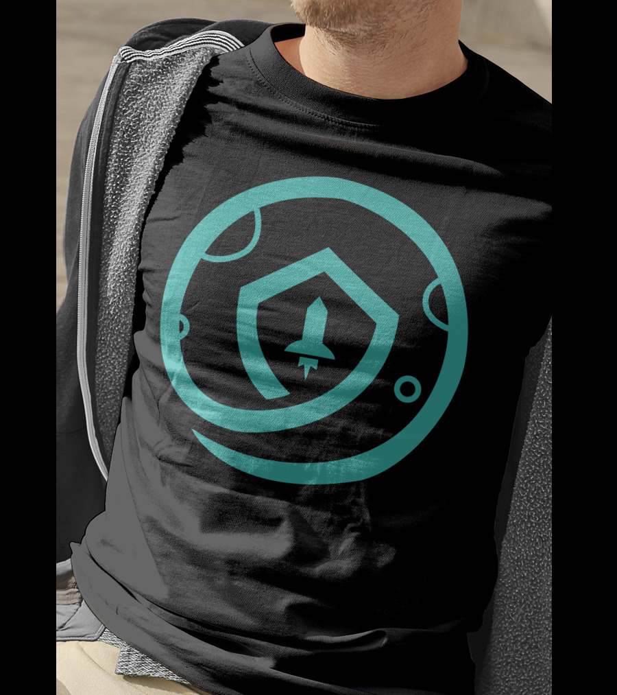 Safemoon Rocket Shield Circular Emblem T-Shirt