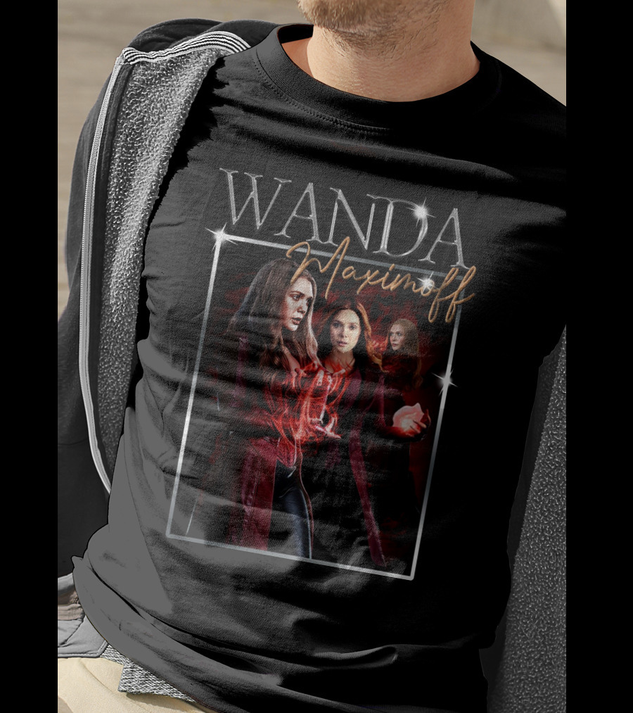 Wanda Maximoff Scarlet Witch Marvel Wanda Merch T-Shirt