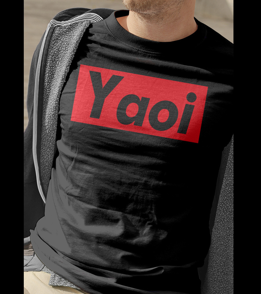 Yaoi Red Black Bold Text Manga T-Shirt