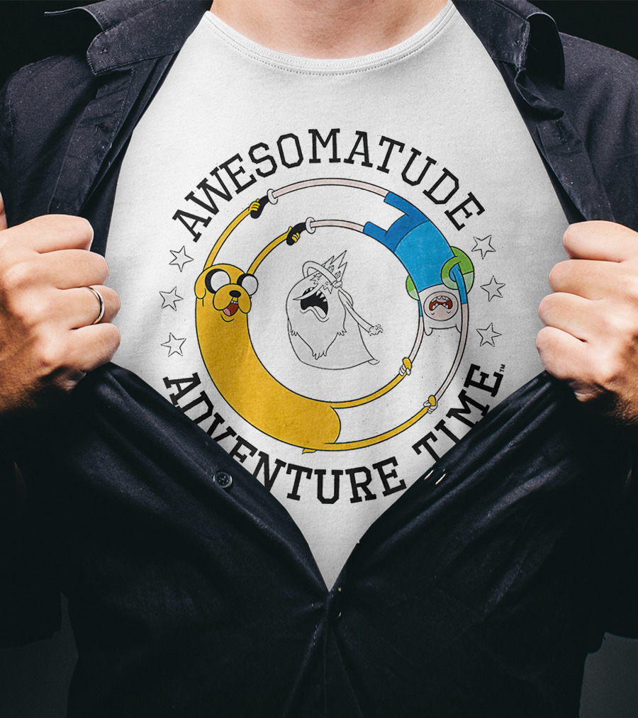AWESOMATUDE ADVENTURE TIME T-Shirt