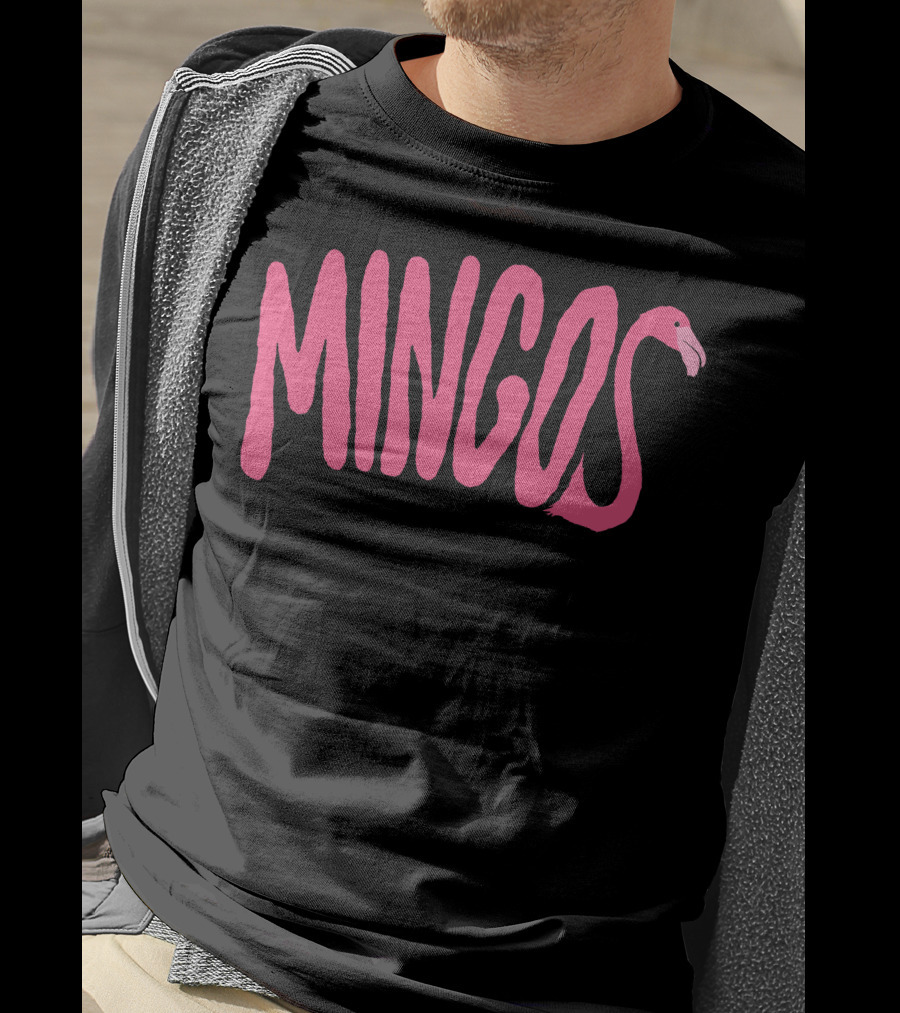 Mingos Text Flamingo T-Shirt