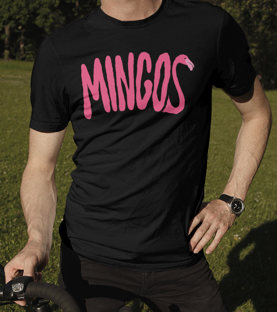 Mingos Text Flamingo T-Shirt