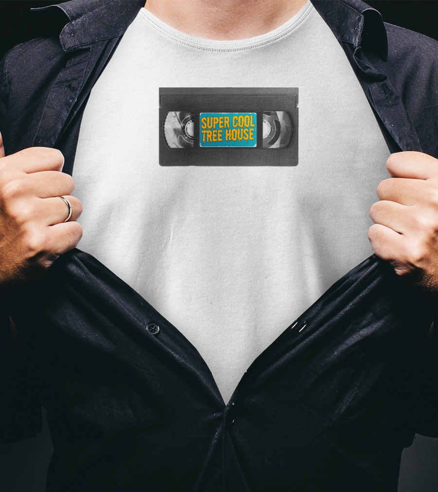 Super Cool Tree House VHS Vintage Nostalgia T-Shirt