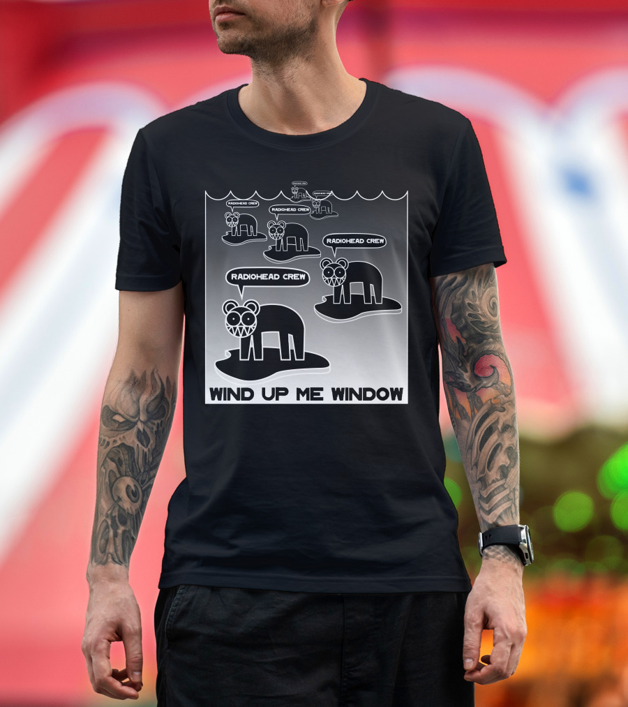 RADIOHEAD CREW WIND UP ME WINDOW T-Shirt