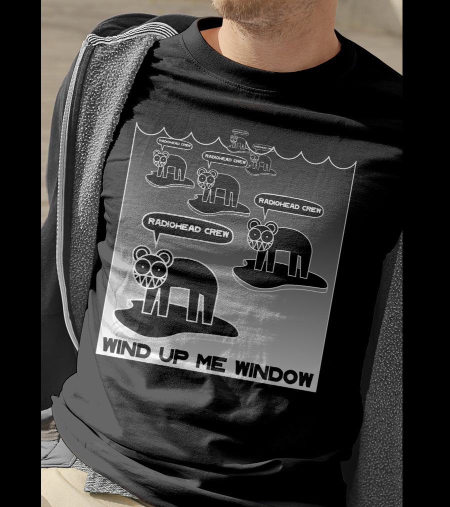 Radiohead Crew Wind Up ME Window T-Shirt