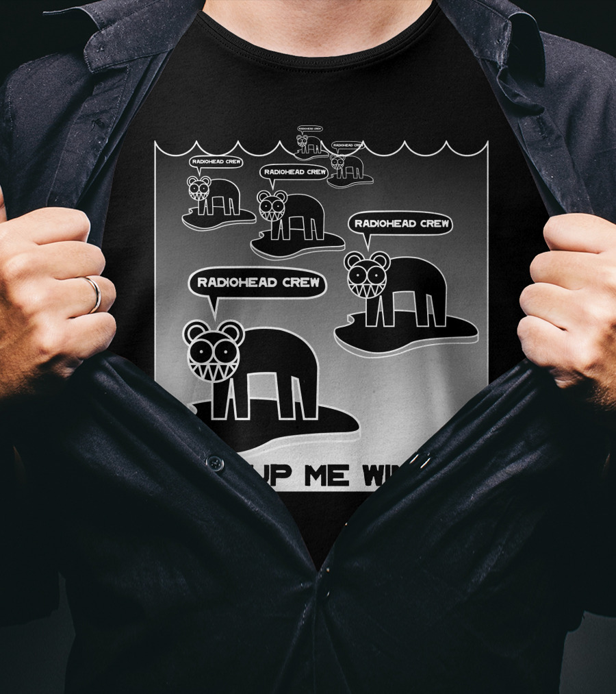 Radiohead Crew Wind Up ME Window T-Shirt